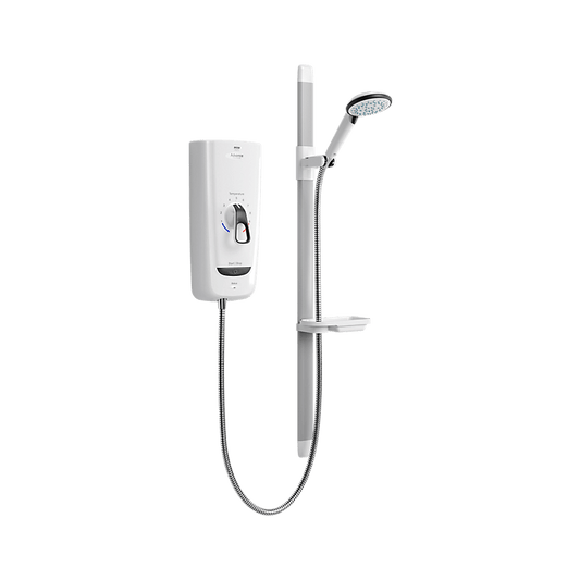 MIRA 1.1785.003 ADVANCE FLEX ELECTRIC THERMO SHOWER 8.7kw WHITE/CHROME