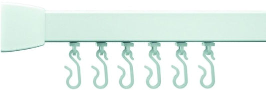CROYDEX AE100022 PVC SHOWER CURTAIN 1800 x 1800mm WHITE