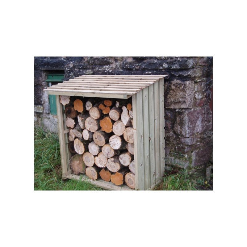 DENBIGH TIMBER LOG STORE 1200 x 600 x 1200mm