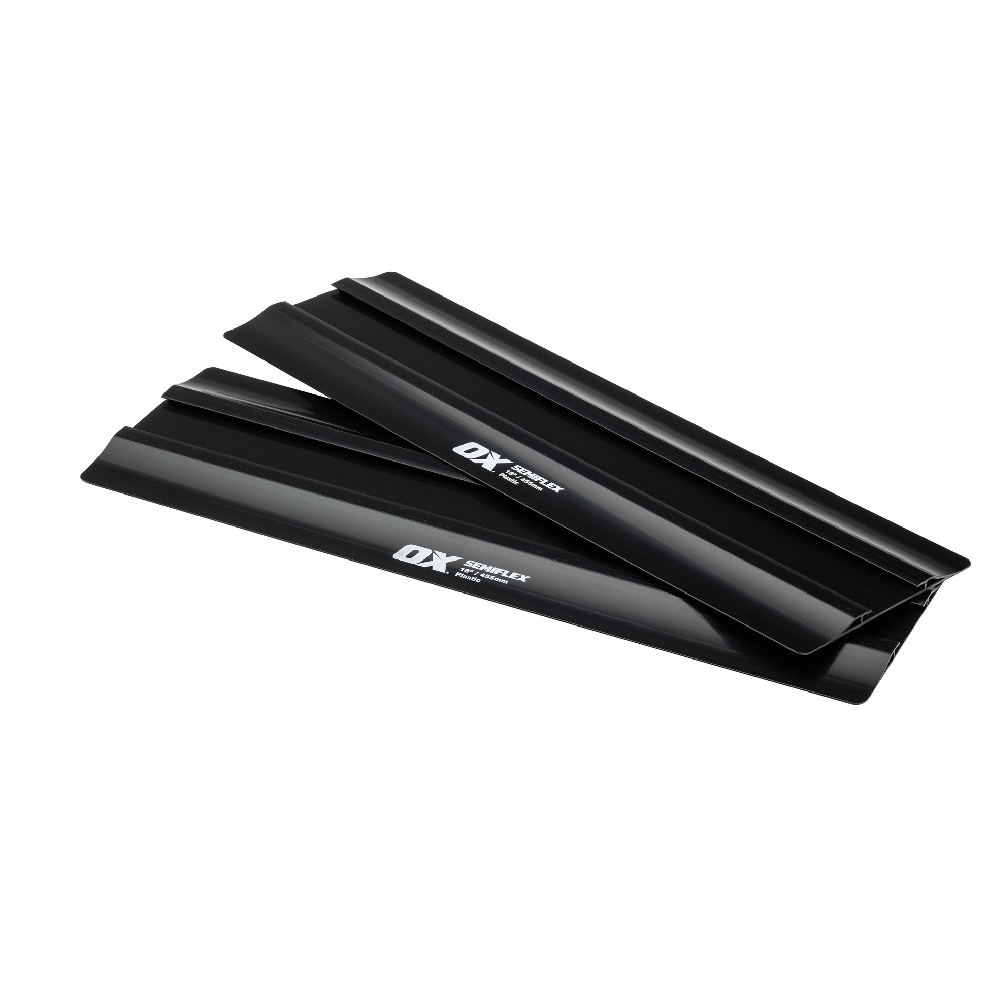 OX-P532718 SEMI FLEX PLASTIC REPLACEMENT BLADES (PACK 2) 455 x 138mm