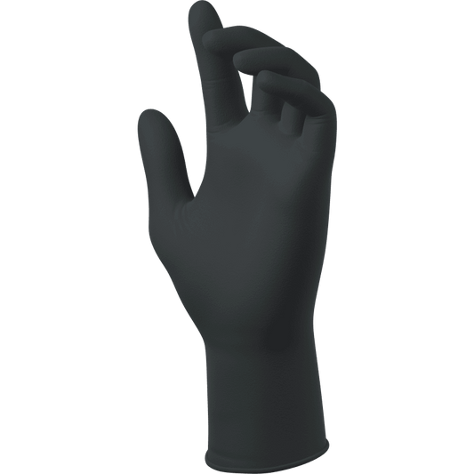 MEGAMAN NITRILE GLOVES BLACK LARGE N264884