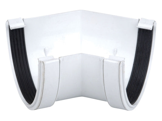 OSMA DEEPLINE GUTTER ANGLE 45deg 113mm 9T904W WHITE