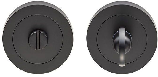 TURN & RELEASE CONCEALED FIX ROUND ROSE SPINDLE MATT BLACK GK4004MB