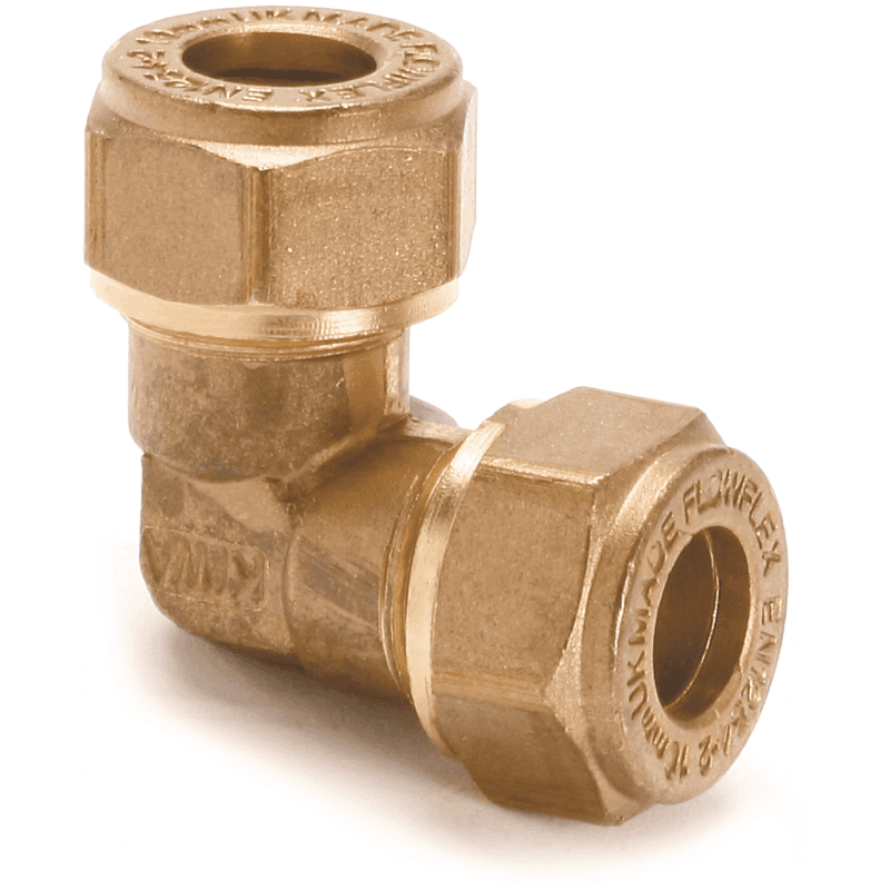 FLOWFLEX COMPRESSION CHROME EQUAL ELBOW 15mm P801CP.05