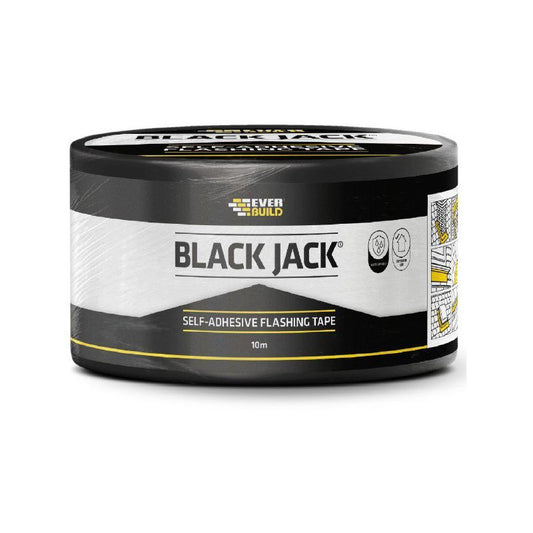 Everbuild Black Jack Trade Self Adhesive Flashing Tape 10M x 450mm FLAS450