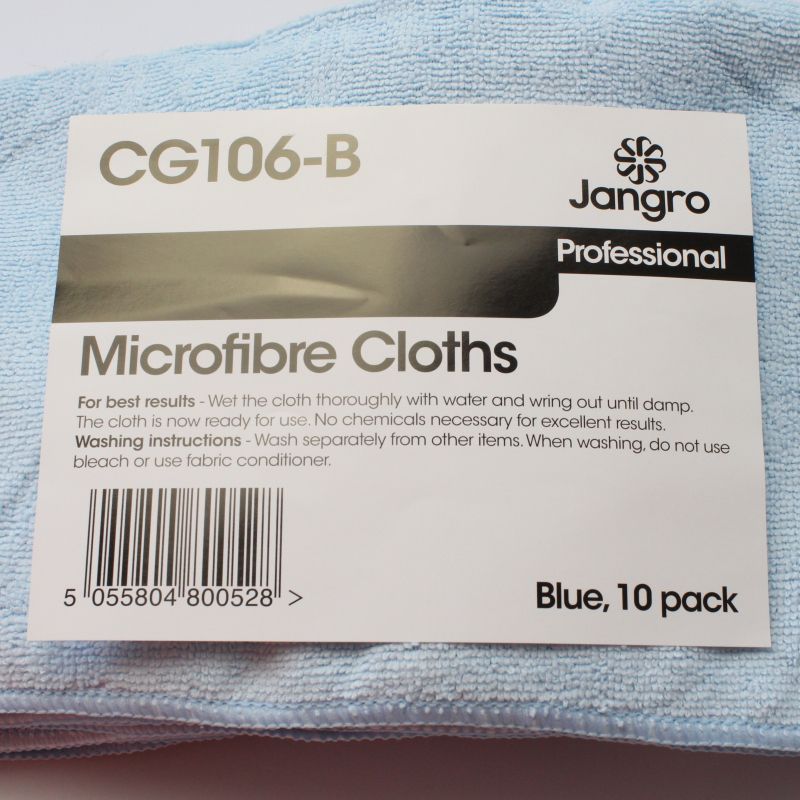 CB MICROFIBRE CLOTHS (PACK 10) BLUE MFC.04/B