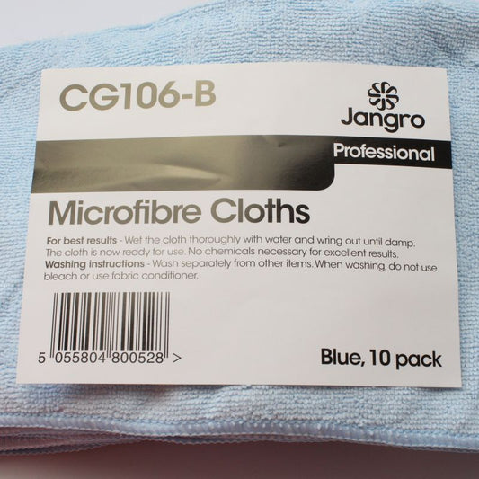 CB MICROFIBRE CLOTHS (PACK 10) BLUE MFC.04/B