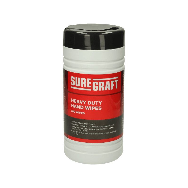 SUREGRAFT HEAVY DUTY HANDWIPES X100