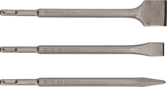 BOSCH 2607019457 3 PIECE CHISEL SET