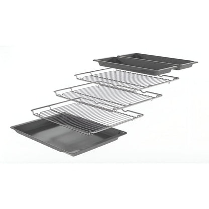 HOPKINS HOMES BOSCH MHS133BR0B SERIES 2 BUILT IN DOUBLE OVEN BRUSHED STEEL