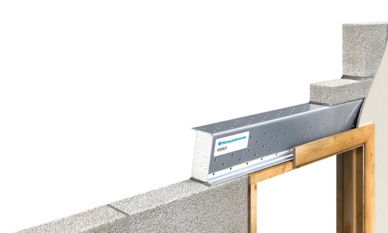 KEYSTONE STEEL BOX LINTEL BOX/K-100 INSULATED 3900 x 215mm HIGH KBX139INS