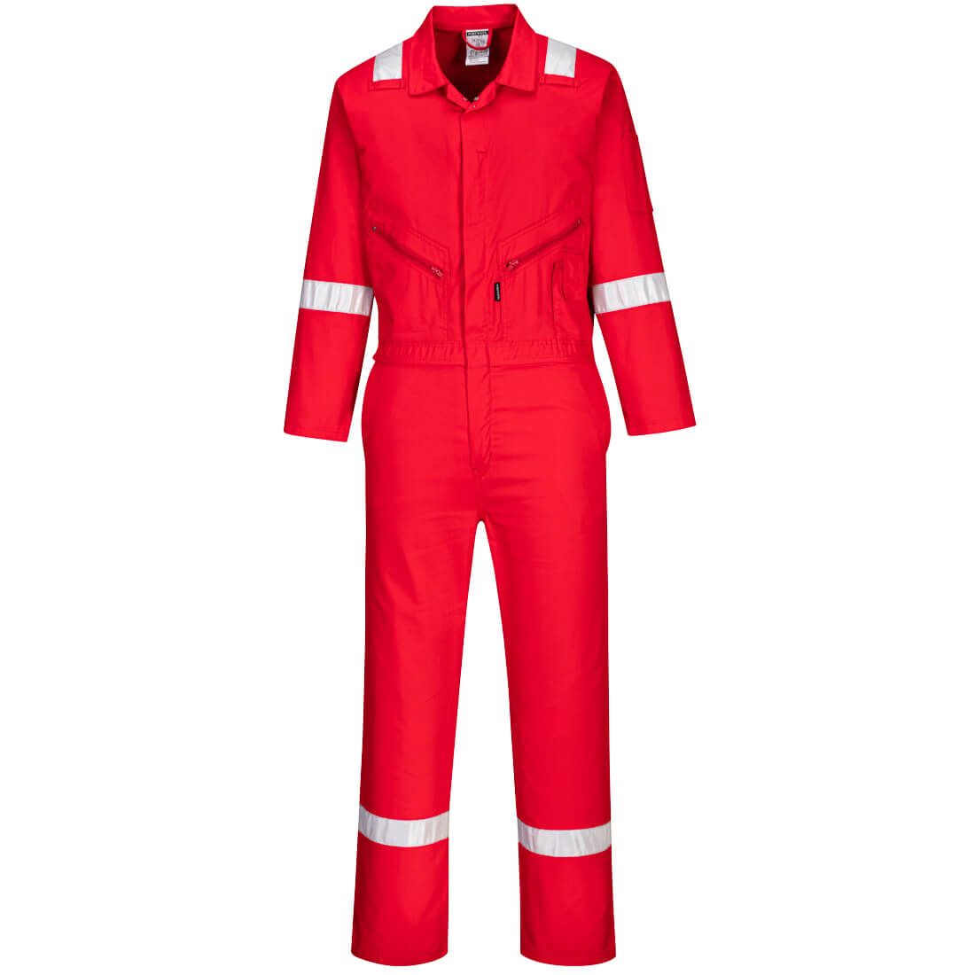 Iona Cotton Coverall, L, R, Red