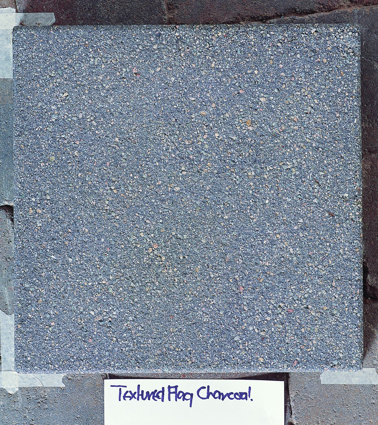 TOBERMORE TEXTURED FLAG 600 x 600 x 40mm CHARCOAL FR60060040CHART