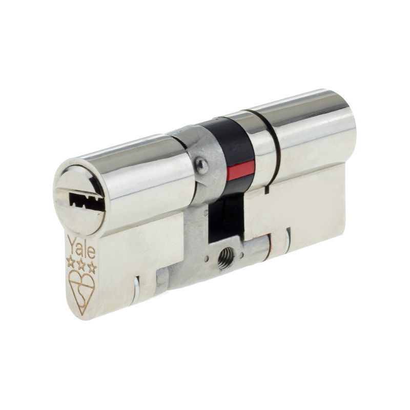 YALE PLATINUM 3STAR 35/35 (70MM) NICKEL EURO CYLINDER P-YS3-3535N
