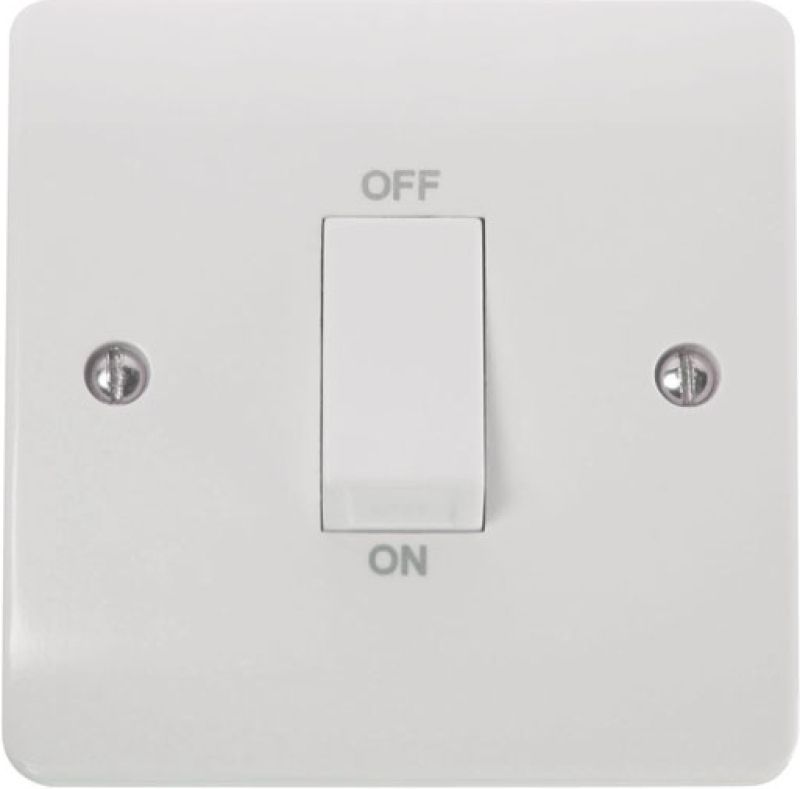 CLICK CMA500 1-GANG SINGLE CKR SWITCHED 45a