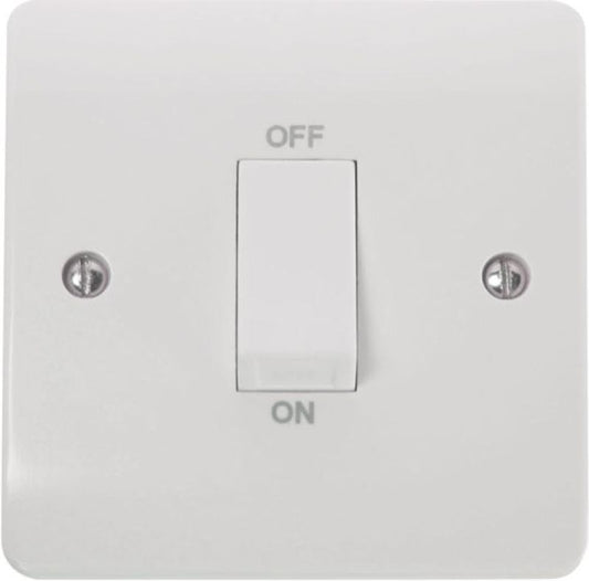 CLICK CMA500 1-GANG SINGLE CKR SWITCHED 45a