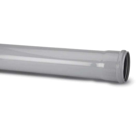 POLYPIPE SOIL PIPE S/S 110mm x 3m SP430 SP430G GREY