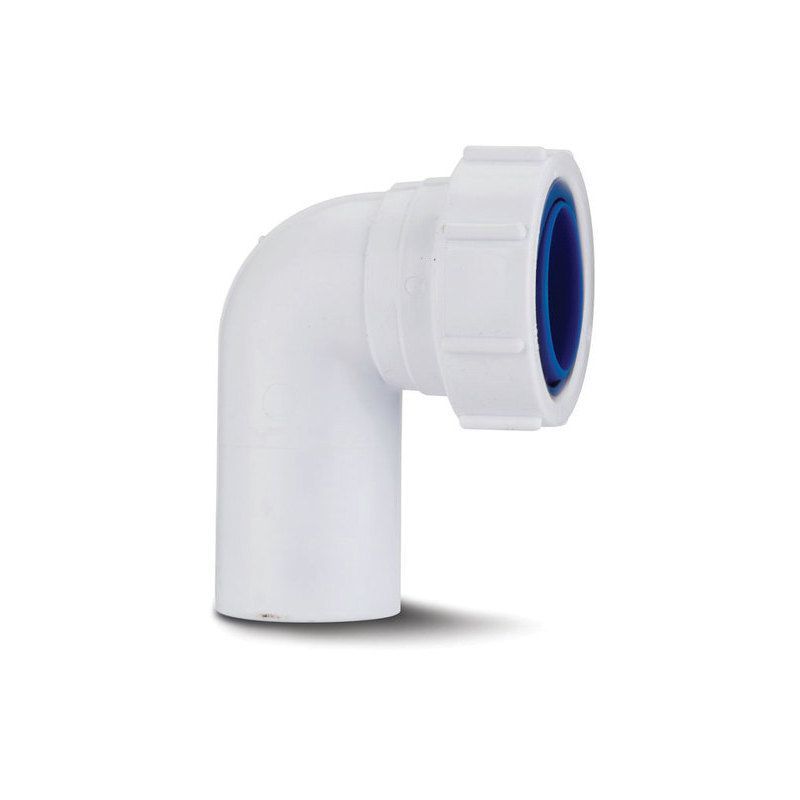 POLYPIPE COMPRESSION WASTE SWIVEL ELBOW 32mm x 90deg SE1