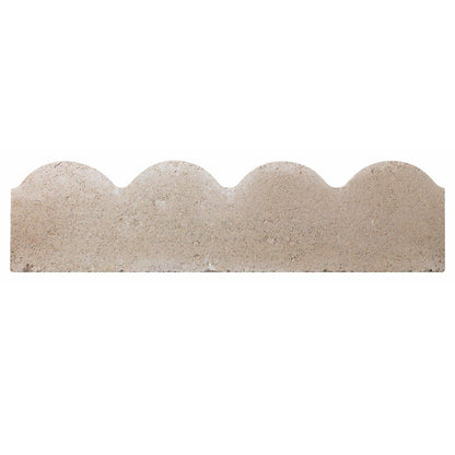 BRADSTONE SCALLOPED EDGING 150 x 50 x 600mm GREY 20329