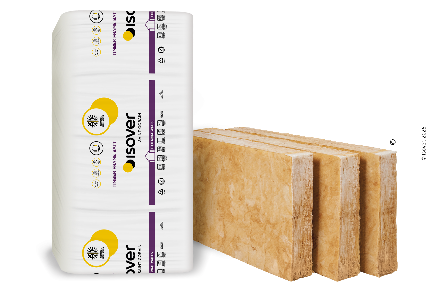 ISOVER TIMBER FRAME BATT 32 1175 x 570 x 90mm x 3.35m2 (PACK 5) 5200625329