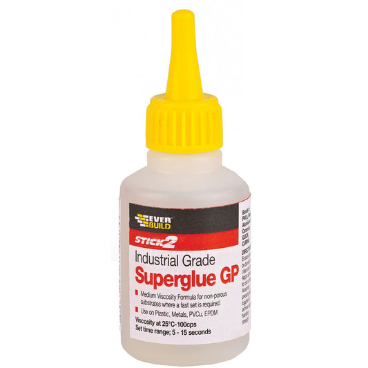 Everbuild Industrial Superglue Gp 20G CYN20