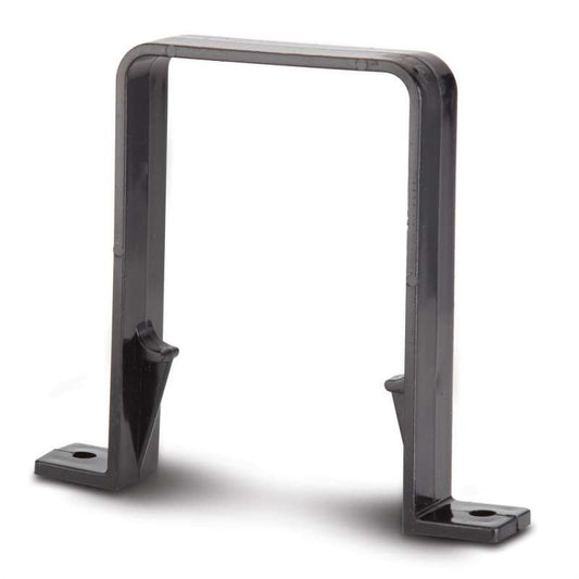 POLYPIPE RAINWATER 65mm SQUARE DOWNPIPE BRACKET RS226B BLACK