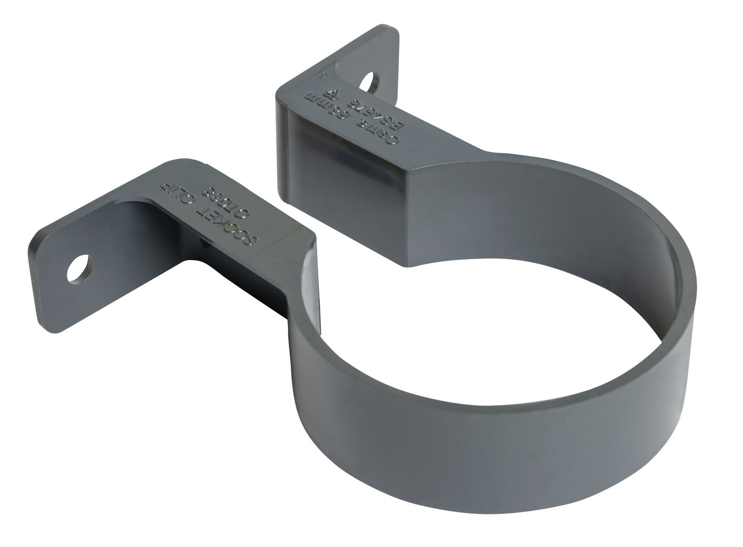 OSMA 0T038 ROUND PVCU SOCKET BRACKET 68mm 0T038AG ANTHRACTITE GREY