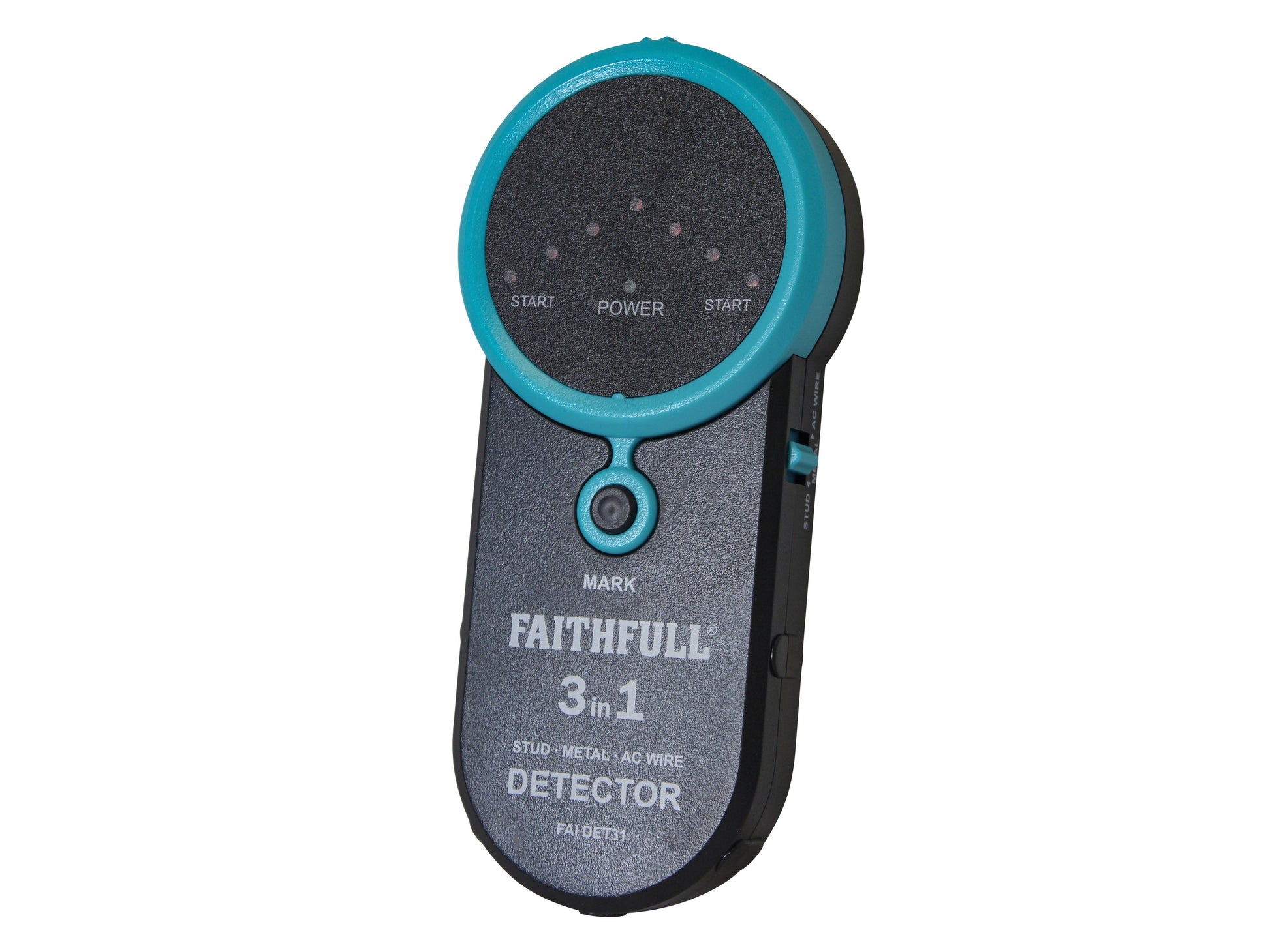 FAITHFULL FAIDET31 3-IN-1 STUD / METAL & LIVE WIRE DETECTOR