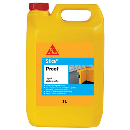 Sika Proof Liquid Waterproofer 5L SKPROOF5