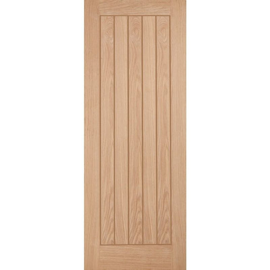LPD UNFINISHED OAK BELIZE INTERNAL DOOR 1981 x 457 x 35mm (18") OBEL18