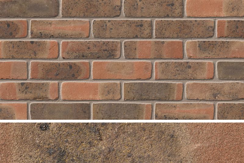 IBSTOCK ASHDOWN BEXHILL DARK MULTI BRICK 65mm (100 PER LEG) A4009A