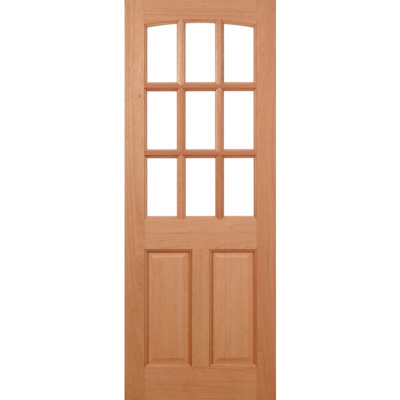 LPD HARDWOOD GEORGIA DOWELLED EXTERNAL DOOR 78 x 33" 1981 x 838 x 44mm GEO333