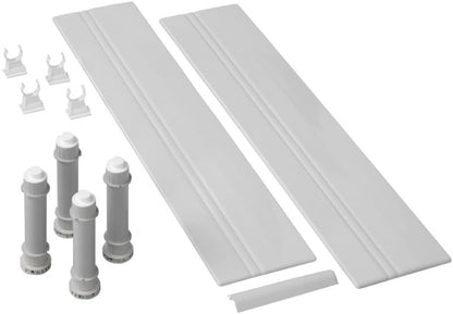 MIRA 1.1697.033.WH FLIGHT LOW RECTANGLE RISER KIT 1200mm WHITE