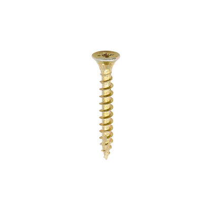 TIMCO STRONG-FIX MULTI-PURPOSE PZ2 CSK SCREWS YELLOW 3.5 x 25mm (TUB 2000) 35025C2TUB