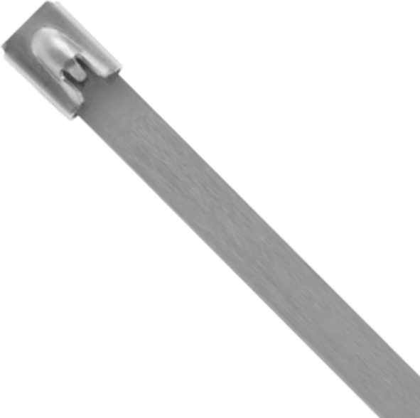 KRIMPTERM VIAS VSSCT6 300 x 4.6mm ROLLER BALL STAINLESS STEEL CABLE TIE (PACK 100)