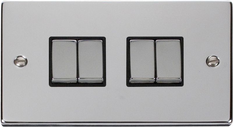 CLICK VPCH414BK 4G 2WAY 10A SWITCH POL CHR