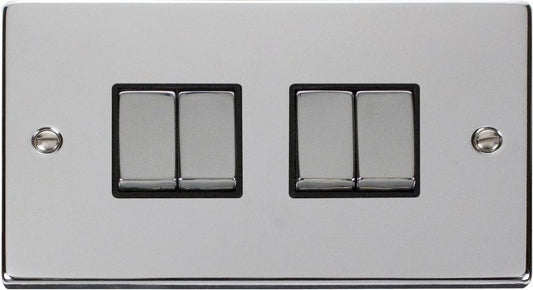 CLICK VPCH414BK 4G 2WAY 10A SWITCH POL CHR