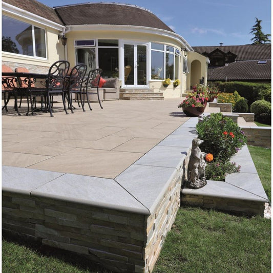 BRADSTONE MONKSBRIDGE 50mm MIXED SIZES BLOCK PAVING 9.6m2 PACK CINDER 45016