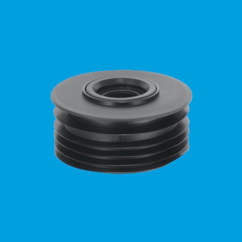 MCALPINE DC2-BL DRAIN CONNECTOR WITH 1.1/2 - 1.1/4" x 110mm RING 62035307