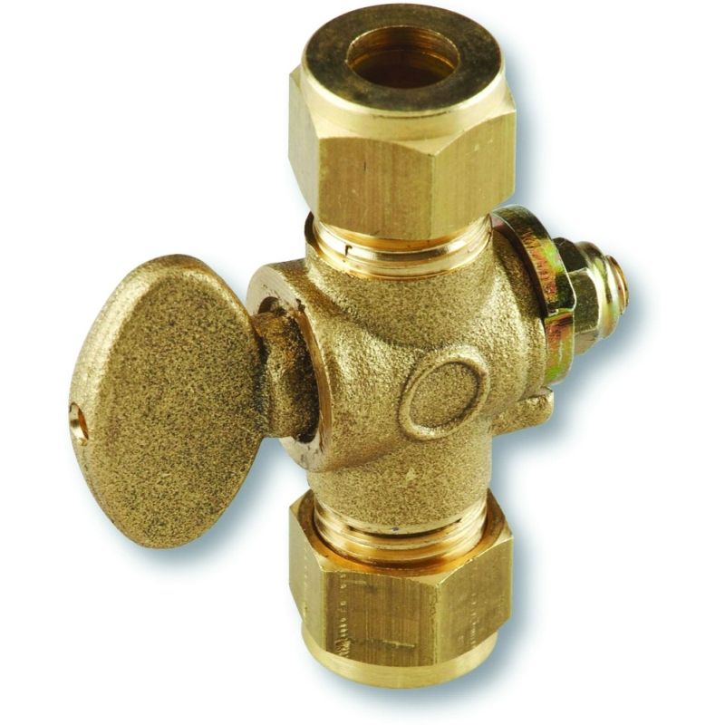 EMBRASS GAS COCK COMPRESSION ISOGAS 15mm 351665