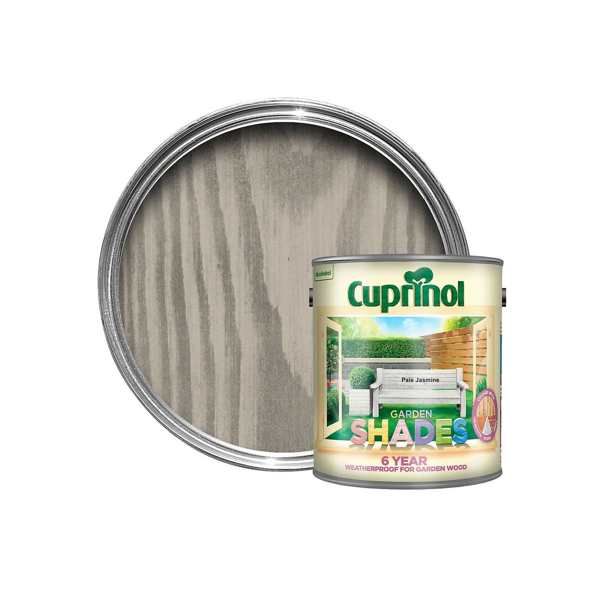 CUPRINOL GARDEN SHADES PAINT 2.5l PALE JASMINE 5092583