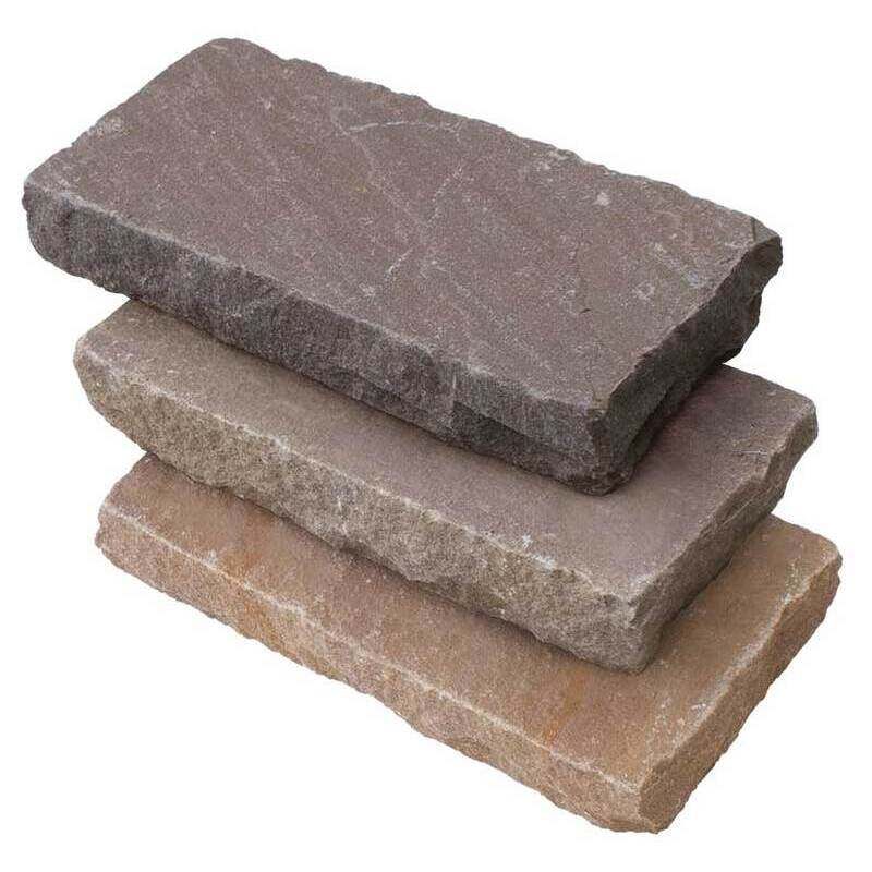 GLOBAL STONE COUNTRY BUFF 200 x 100mm SANDSTONE PATHWAY SETTS 25-40mm CBSS2010