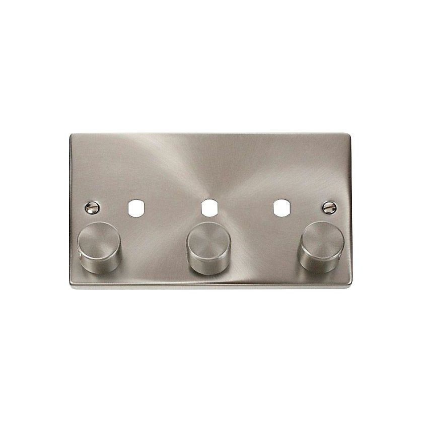 CLICK VPSC153PL 3G DIMMER PLATE & KNOBS