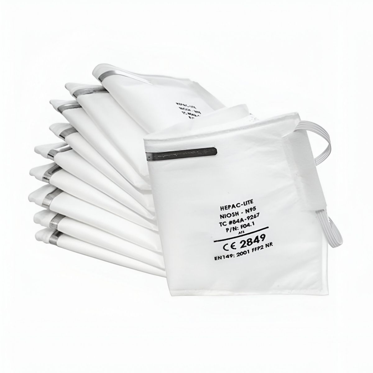 STEALTH FFP2 NR FOLD FLAT DISPOSABLE MASK (PACK 10) F04.1.001.GB.10