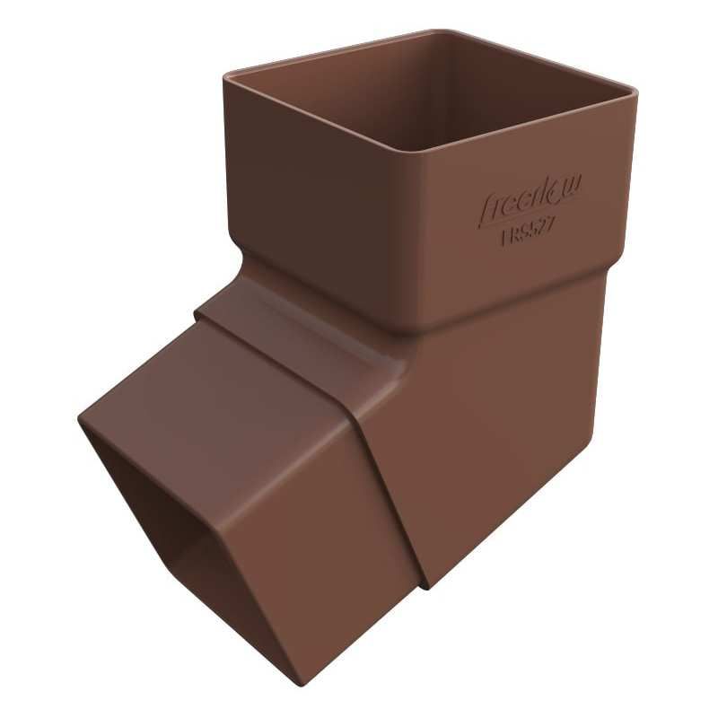 FREEFLOW SQUARE OFFSET BEND 112deg LEATHER BROWN FRS527LB
