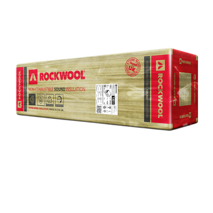 ROCKWOOL SOUND INSULATION SLAB 70mm THICK 1200 x 600mm (8 SLABS PER PK - 5.76m2) 180887