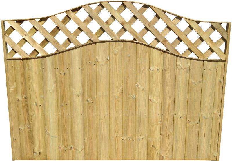 DENBIGH TIMBER ELITE ACORN PRECEDENT FENCE PANEL 6 x 4' PR/ACORN4'