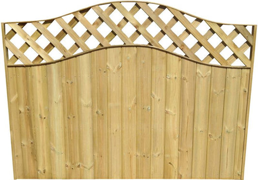 DENBIGH TIMBER ELITE ACORN PRECEDENT FENCE PANEL 6 x 4' PR/ACORN4'