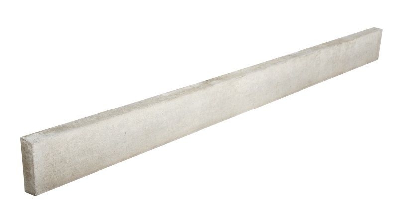 Supreme Concrete Gravel Board 1830 x 150 x 50mm Plain Smooth GBS150