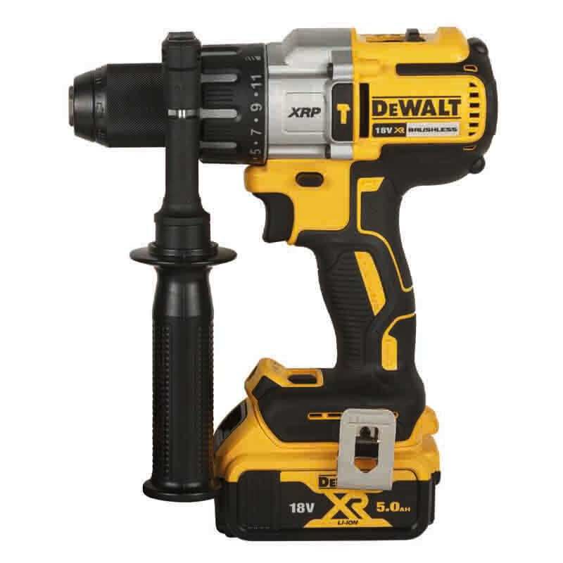 DeWalt 18V Brushless Combi Hammer Drill 2 x 5.0ah Li-ion Batteries An | DCD996P2-GB
